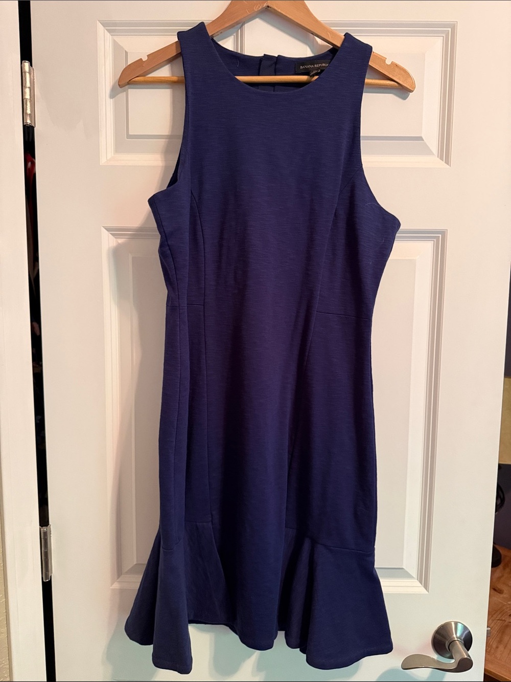 Banana Republic Sleeveless Dress in Deep Purple